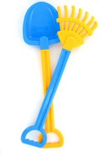 Grande Pelle et Râteau de Plage (Lot de 2)