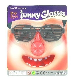 LUNETTES NEZ DE CLOWN (24 pcs)