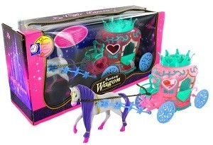 CARROSSE DE FANTAISIE AVEC LUMI&Egrave;RE ET MUSIQUE