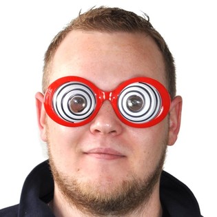 Lunettes de F&ecirc;te Rigolotes (12 pcs)