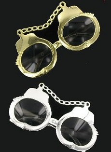 LUNETTES DE F&Ecirc;TE MENOTTES (12 pcs)
