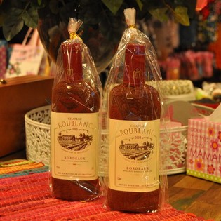 SERVIETTE EN FORME DE BOUTEILLE DE VIN (3 pcs.)