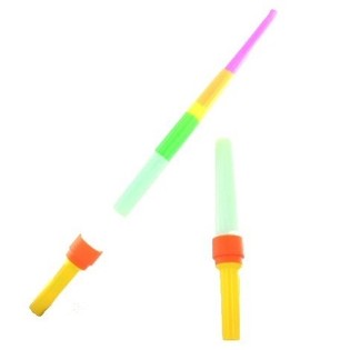 &Eacute;p&eacute;e t&eacute;lescopique lumineuse clignotante (10 pcs)