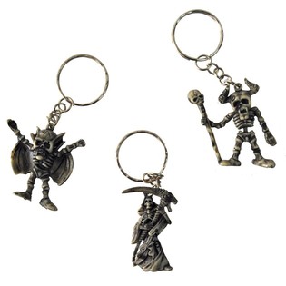 Porte-cl&eacute;s Squelette (Lot de 12)