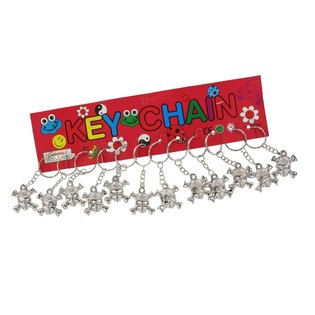 Porte-cl&eacute;s T&ecirc;te de Mort (10 pcs)