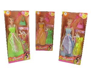Poup&eacute;e avec accessoires (2 pcs)