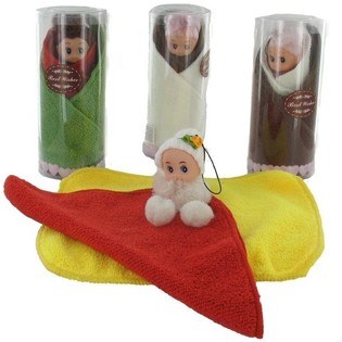 Serviette avec poup&eacute;e (2 pcs)
