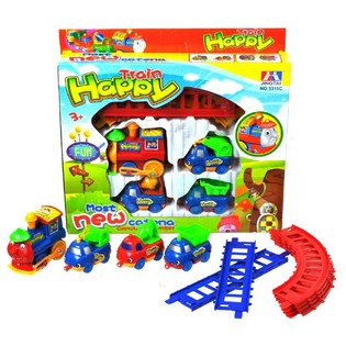TRAIN JOUET AVEC RAILS (2 pcs)