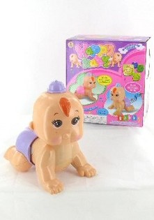 B&eacute;b&eacute; rampant avec sons