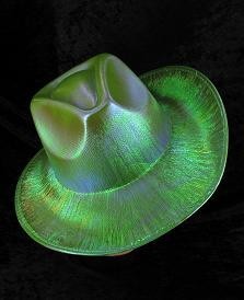 Chapeau de Cowboy à Paillettes - Vert (6 pcs)