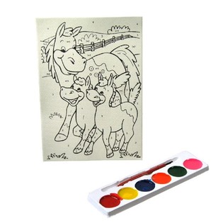 L&Egrave;VRE DE COLORIAGE &Agrave; L'AQUARELLE (12 pcs)