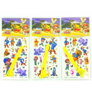 STICKERS TRANSFERT DISNEY TIGROU ET WINNIE L'OURSON (24 pcs)