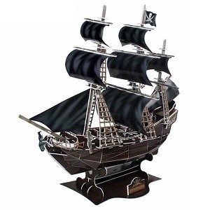 Puzzle 3D - Bateau Pirate The Queen Anne's Revenge