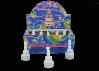 Bulles de Savon Mariage - Mod&egrave;le G&acirc;teau de Mariage (24 pcs)