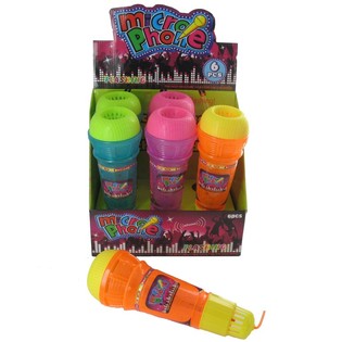 Microphone &agrave; &Eacute;cho Lumineux en Pr&eacute;sentoir (6 pcs.)