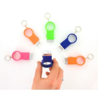 PORTE-CL&Eacute;S LAMPE DE POCHE - MOD&Egrave;LE LOUPE (50 pcs)