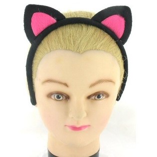 SERRE-T&Ecirc;TE OREILLES DE CHAT KITTY (11 pcs)