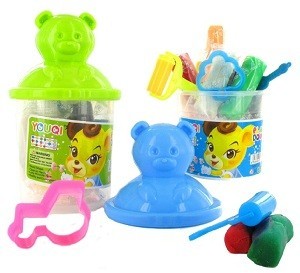 Kit de P&acirc;te &agrave; Modeler - Mod&egrave;le Ours (12 pcs)