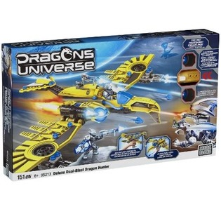 MEGA BLOKS CHASSEUR DE DRAGON DLUXE DUAL-BLAST