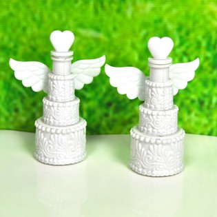 BULLES DE SAVON MARIAGE AVEC AILES (12 pcs)