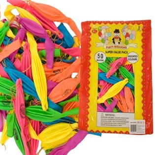 Ballons de Punch avec Élastique (50 pcs)