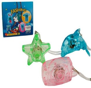 ASSORTIMENT DE FIGURINES LUMINEUSES AVEC CORDON (24 pcs)