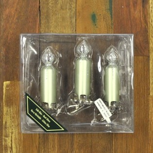 3 Bougies D&eacute;coratives de No&euml;l sur Clip (Lot de 6)