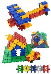 BLOCS DE CONSTRUCTION CLICS (111 pcs) - Grossiste Jouets