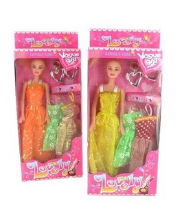 Poupée Mannequin My Lovely Girl avec Robes & Accessoires