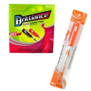 Stylos avec &eacute;clairage int&eacute;gr&eacute; (50 pcs)
