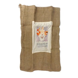 Grand Sac de Saint-Nicolas en Jute (Lot de 6)