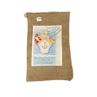 Sac en Jute Moyen Saint-Nicolas / Sinterklaas (2 pcs)