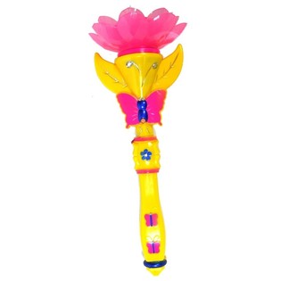 B&acirc;ton Lumineux et Musical Fleur - 12 pcs