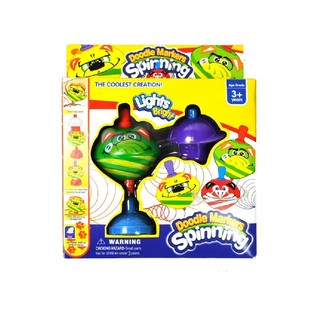 Toupies Animaux Lumineuses (Lot de 6)