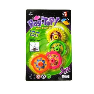4 Toupies sur Carte (Lot de 11)