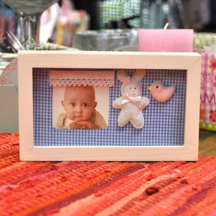 Cadre photo 3D en bois pour chambre d'enfant - Modèle 3 (6 pcs)