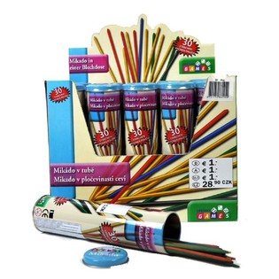 Jeu de Mikado en Tube (20 pi&egrave;ces) - Vente en Gros