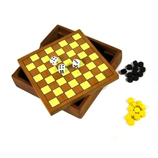 JEU DE DAMES EN BOIS (12 pcs)