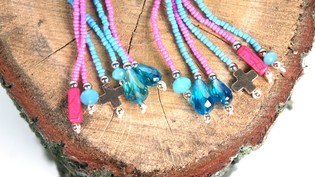 Boucles d'oreilles style Ibiza (1 paire) | Grossiste Bijoux