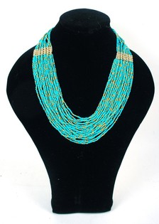 Collier de Luxe Turquoise (Style Ibiza, 1 pce)
