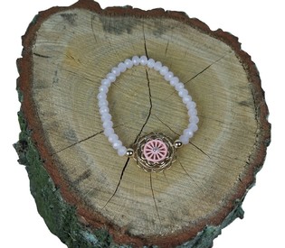 Bracelet Rose Style Ibiza avec Charme (1 pc)