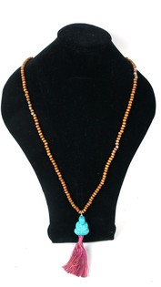 Collier Look Ibiza Brun Bouddha (1 pc.)