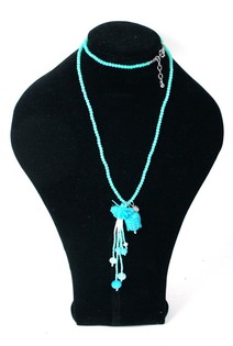 Collier Bouddha Turquoise Style Ibiza (1 pc)