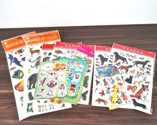 Feuilles d'Autocollants Assorties (32 pcs) - D&eacute;stockage