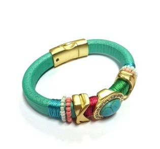 Bracelet de Luxe Turquoise (Style Ibiza) - 1 pc