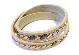 Bracelet Style Ibiza Cr&egrave;me (1 pc.)