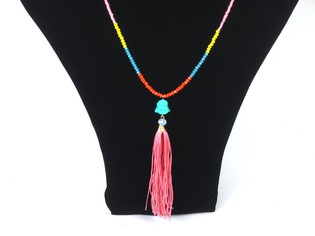 Collier de Luxe Bouddha Rose (1 pce)