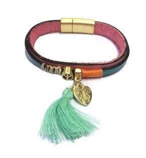Bracelet de Luxe Rose/Turquoise (1 pc)