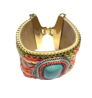 Bracelet Ibiza de Luxe - Rose (1 pi&egrave;ce)