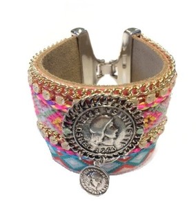 Bracelet Look Ibiza de Luxe Multicolore Pi&egrave;ces (1 pc)